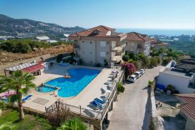 Image of Hillside sea and castle