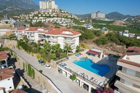 Image of Hillside sea and castle