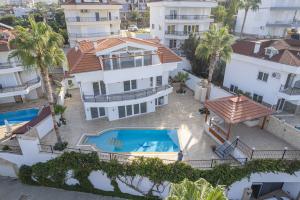 Image of Palm sea and mountain view villa