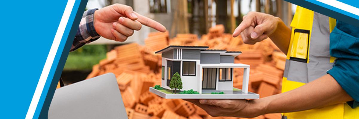 Alanya ta'til uylari: Turkiyada mulk investitsiya imkoniyatlarini namoyish etuvchi qurilayotgan zamonaviy villa modeli.