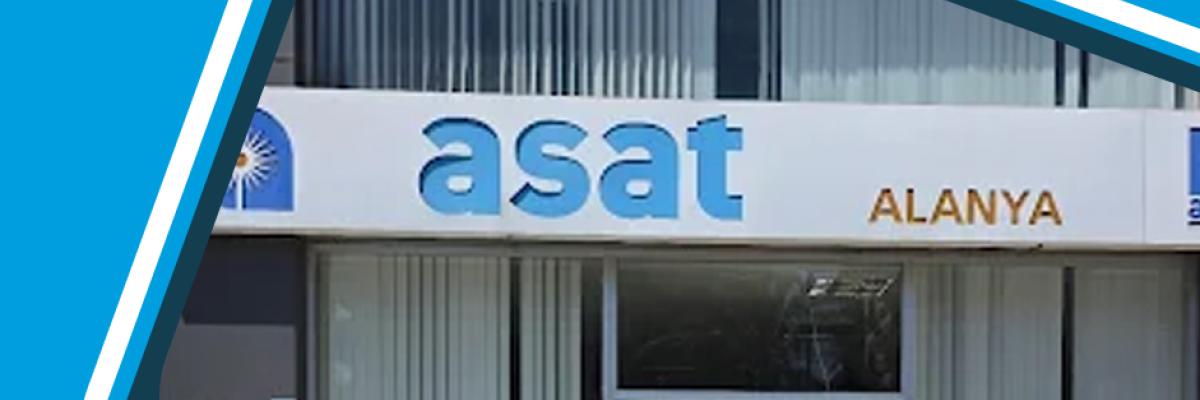 Zgrada ASAT u Alanji, Turska, ključni pružatelj usluga za kuće za odmor i turizam.